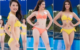 36 thí sinh Hoa hậu Việt Nam khoe thân hình nóng bỏng với bikini