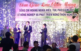 Xôn xao buổi tiệc hoành tráng mừng PGĐ Sở ở Nghệ An về nhận chức