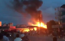 Cây xăng tại Quảng Ninh cháy dữ dội gần 3 giờ liên tục