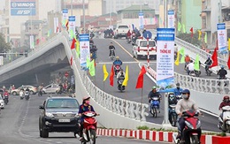 Thông xe cầu vượt khủng tại nút giao 'nóng' Hà Nội