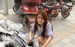 'Hot girl nhặt rác' làm dân mạng sôi sục