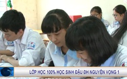 Một lớp học ở Nghệ An có 100% học sinh đậu Đại học!