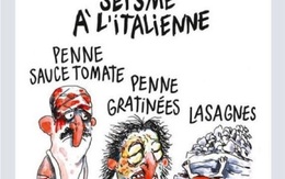 Italy phẫn nộ vì biếm họa về động đất của tạp chí Charlie Hebdo