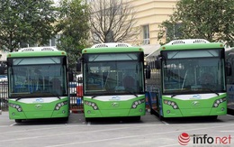 Ngắm dàn xe buýt nhanh hiện đại nhất của Thủ đô chờ ngày lăn bánh
