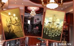 Dinh thự triệu đô nhà đại gia Việt dùng đèn chùm kiểu gì?