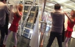 Cãi nhau đòi chia tay, cô gái lột nội y giữa ga tàu điện ngầm bắt bạn trai mặc