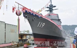 Nhật Bản hạ thủy tàu khu trục mới