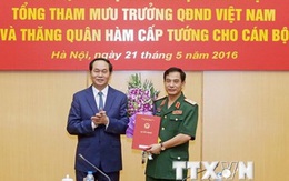 Trao quyết định bổ nhiệm Tổng Tham mưu trưởng Quân đội Nhân dân