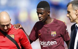 Không phải 4 tuần, Barca mất Ousmane Dembele hết năm vì chấn thương