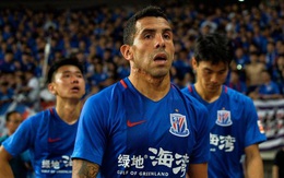 Tevez đối diện với “chuỗi ngày đau khổ” tại Trung Quốc