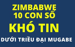 10 con số "khủng" của đất nước Zimbabwe dưới triều đại Mugabe