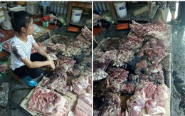 Người phụ nữ bị hắt dầu luyn vào sạp thịt: Mổ bán nốt 10 con lợn