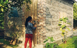 Ngôi nhà đặc biệt xây bằng 8.800 vỏ chai nhựa ở Hà Nội