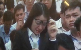 Bị truy tố khung chung thân, nữ diễn viên "Cảnh sát hình sự" lại khóc trước tòa