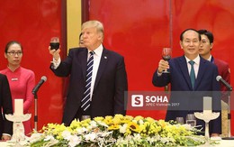 Tổng thống Donald Trump dự tiệc chiêu đãi do Chủ tịch nước Trần Đại Quang chủ trì
