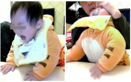 Không chịu ăn, bé 1 tuổi bị bảo mẫu thẳng tay tát mặt, bóp mũi suýt ngạt thở