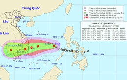 Bão Damrey có thể kèm vòi rồng: 2 năm vòi rồng liên tiếp xuất hiện ở Việt Nam