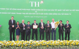 TH đón nhận Cúp vàng trang trại bò sữa organic và đạt kỳ tích mới