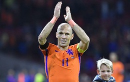 Robben chia tay tuyển Hà Lan: Cái cúi đầu tủi hổ của 'gã hói'