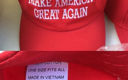 Mũ "Make America Great Again" của người ủng hộ Trump là hàng "Made in Vietnam"