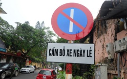 Hà Nội: Ngày đầu triển khai đỗ xe theo ngày chẵn - lẻ trên phố Nguyễn Gia Thiều