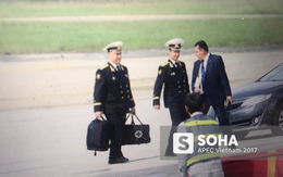 Đặc vụ Nga mang theo vali hạt nhân hộ tống Tổng thống Putin xuống sân bay Đà Nẵng