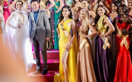 Huyền My lộng lẫy đáng kinh ngạc giữa dàn thí sinh Hoa hậu Hòa bình Quốc tế