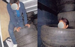 Cặp tình nhân Pháp giấu 12 người Việt trong chồng lốp sau thùng xe tải