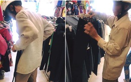 Người đàn ông nghèo khiến chủ cửa hàng thời trang xúc động bởi một câu nói