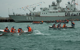 Lữ đoàn 162, Vùng 4 Hải quân tổ chức Hội thi chèo xuồng