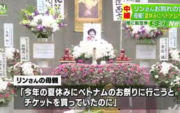 Trời mưa nặng hạt ngày lễ cầu siêu cho bé gái người Việt tử vong tại Nhật