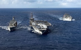 Tàu tình báo Nga, Trung bám theo tàu Mỹ ở vùng biển Triều Tiên làm gì?