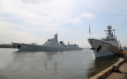 Tàu Hải quân Quân Giải phóng nhân dân Trung Quốc cập cảng Quốc tế TP.Hồ Chí Minh thăm Việt Nam