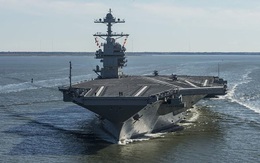 Hải quân Mỹ tiếp nhận siêu tàu sân bay USS Gerald R.Ford trị giá 12,9 tỷ USD