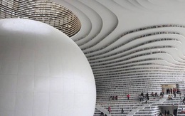 Choáng ngợp với thư viện như một "vũ trụ sách" khổng lồ tại Thiên Tân, Trung Quốc