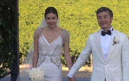 Hình ảnh hiếm hoi trong đám cưới giữa vợ cũ gốc Việt của tài tử Lê Minh và đại gia tại Mỹ