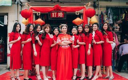 Dàn bê tráp theo phong cách ‘bến Thượng Hải’ của cô dâu người Việt gốc Hoa gây sốt mạng xã hội