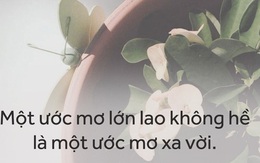 Lý do tại sao bạn nên mặc kệ những người gọi ước mơ của bạn là “không thực tế”