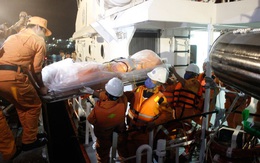 Lặn trong đêm tìm 8 thuyền viên gặp nạn