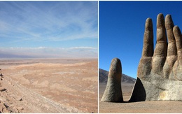 Tại sa mạc khô cằn nhất thế giới ẩn chứa một bàn tay khổng lồ như đang "kêu cứu"
