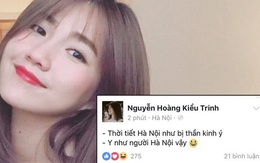 Kiều Trinh bị dân mạng phản ứng dữ dội vì viết status bóng gió xúc phạm người Hà Nội