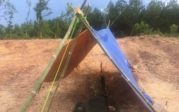 Căng lều bảo vệ vị trí nghi lăng mộ vợ vua triều Nguyễn bị san phẳng làm bãi đậu xe