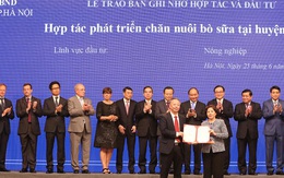 Vinamilk ký kết bản ghi nhớ Hợp tác đầu tư phát triển chăn nuôi bò sữa công nghệ cao tại thủ đô Hà Nội