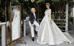 Nhìn vào chiếc váy cưới Dior của Miranda Kerr, bạn sẽ tin rằng đôi khi giấc mơ có thật