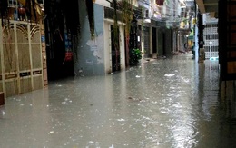 Tổ dân phố 44, phường Yên Hòa (Cầu Giấy, Hà Nội): Cứ mưa là phố biến thành sông