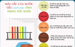 Màu sắc của nước tiểu cảnh báo tình trạng sức khỏe của bạn