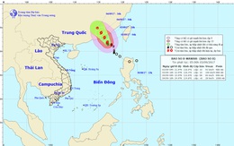 Bão số 8 gây ra gió giật cấp 12 trên biển Đông