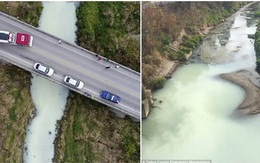 Mỹ: Dòng sông đột ngột chuyển thành màu trắng sữa khiến người dân không khỏi kinh ngạc