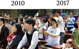 Đi chơi công viên vẫn khư khư điện thoại: Thời đại Smartphone, người ta quên đi cuộc sống thực tại rồi