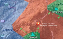 Israel yểm trợ hỏa lực, phiến quân tấn công quân đội Syria trên cao nguyên Golan